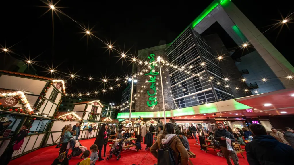 Food trucks en el mercado navideño de El Corte Inglés Albacete.