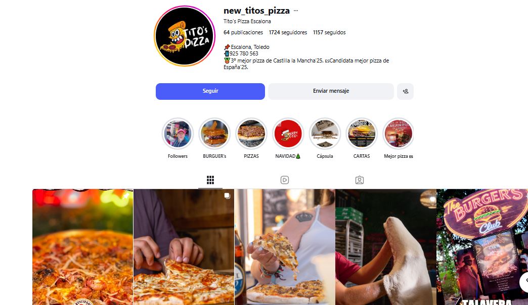 New titos pizza