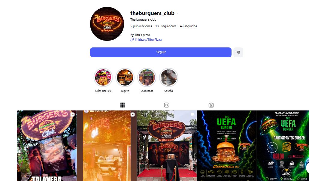the burguers club food truck