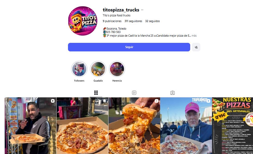 Titos pizza food truck